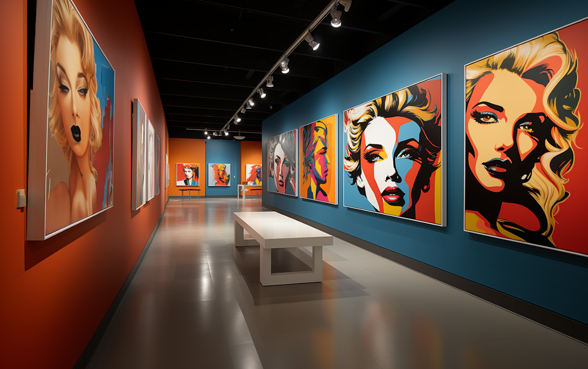 michael90212 image gallery in the museum with pop art pictures 72d56dfe-df1c-48f3-9e3a-8513f959572b